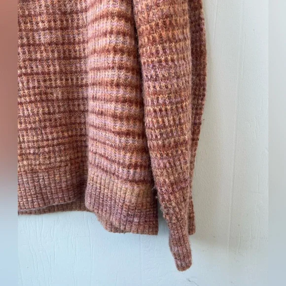 EVERLANE Cocoon Crew Neck Alpaca Sweater - Red Tonal (size XL) - Picture 5 of 13